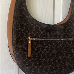 Nanette Lepore Brown and Tan Hobo Bag